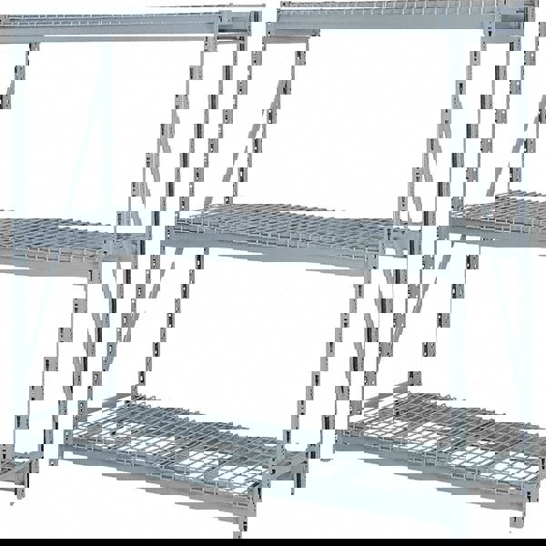 Bulk Storage Rack: 1,900 lb per Shelf, 4